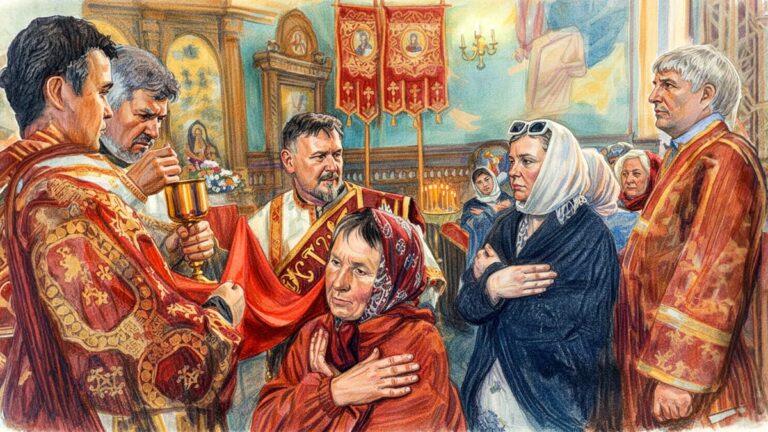 Cross Arms Before Communion