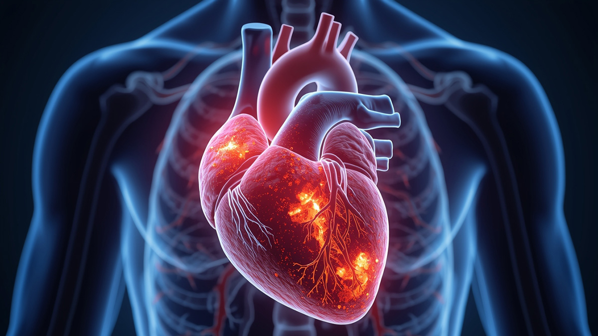 Illustration of myocarditis