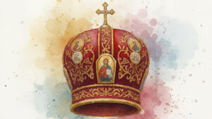 An Orthodox Christian Bishop's Mitre