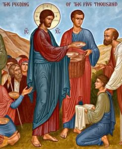 Christ Feeding The Five Thousand