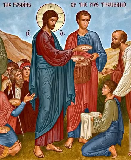 Christ Feeding The Five Thousand
