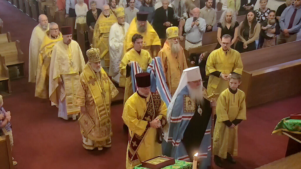 Metropolitan Tikhon at the 99th FOCA Convention at Archangel Michael Orthodox Church, Broadview Heights, Ohio