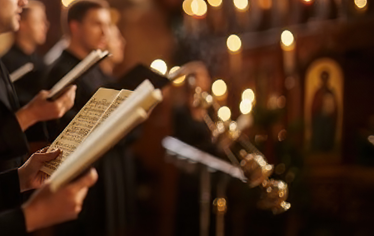 An Orthodox Choir in an Orthodox Church
